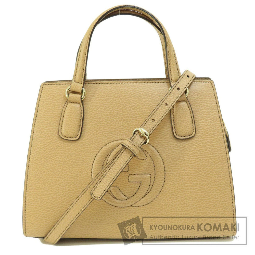 Gucci Interlocking GG Handbag Leather